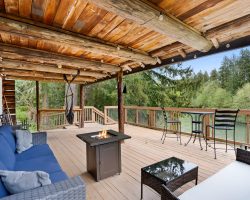 Fire table river cabin fire table