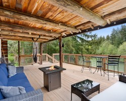 Fire table river cabin fire table