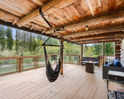 Hammock swing river cabin swing