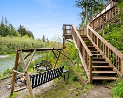 Swing! River Cabin Fire Pit